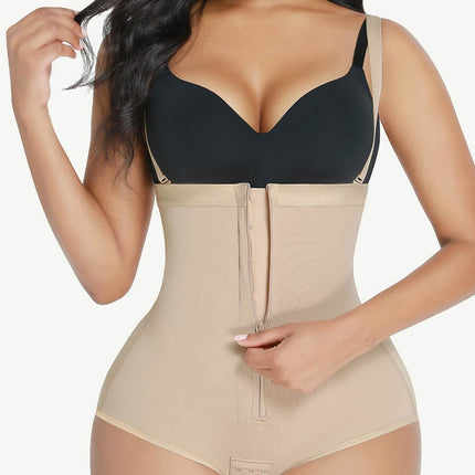 Wholesale High Waist Post Surgery Shaper Shorts With Two Steel Bones and Zip