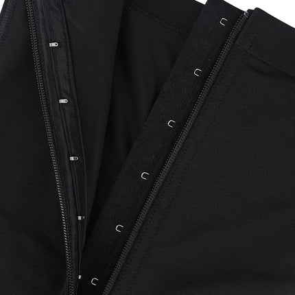 Wholesale High Waist Post Surgery Shaper Shorts With Two Steel Bones and Zip