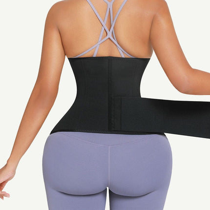 Wholesale 2-In-1 Neoprene Waist Trainer with Attachable Bandage Wrap