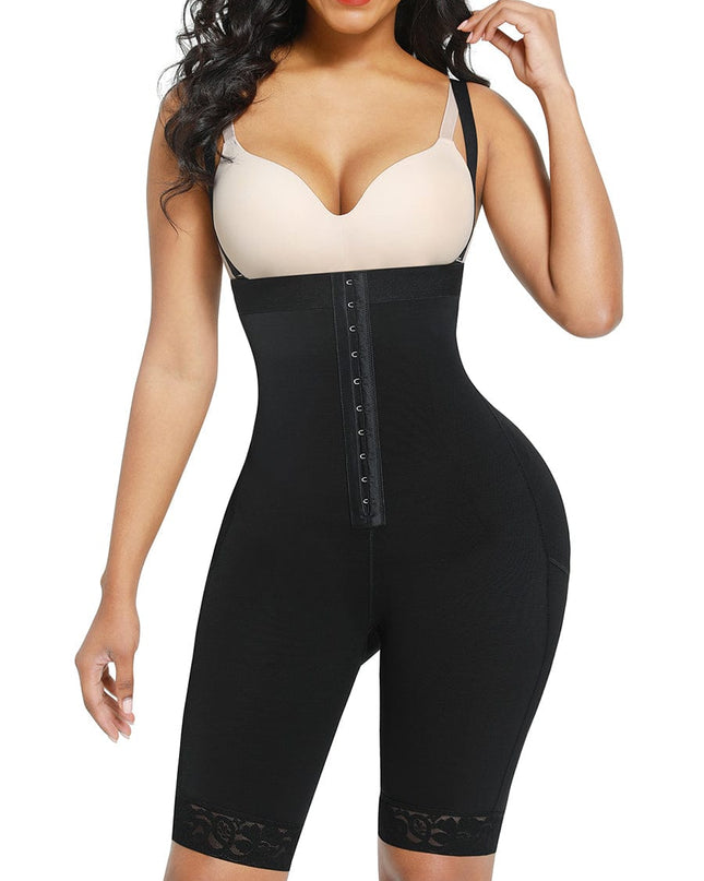 Wholesale High Waisted Knee Length Post Surgery Shorts Good Elastic Sexy Spotlight