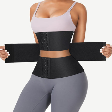 Wholesale Three Pieces of Segmented Abdominal Binder Latex Tummy Wrap