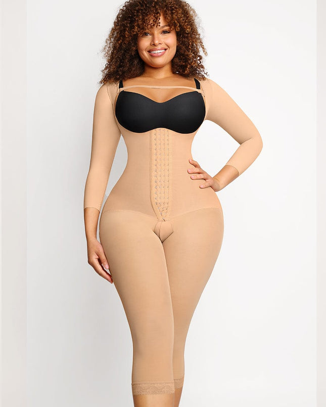 Wholesale U-shaped Free Cutting Cuff Design Postsurgical Breast Support Butt Lifting Shapewear