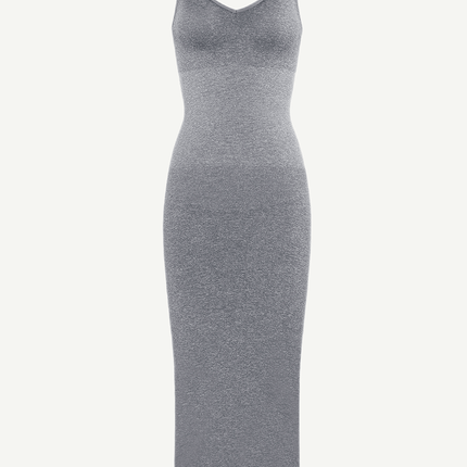 Wholesale Seamless Spaghetti Strap V-neck Maxi Shaper Dress