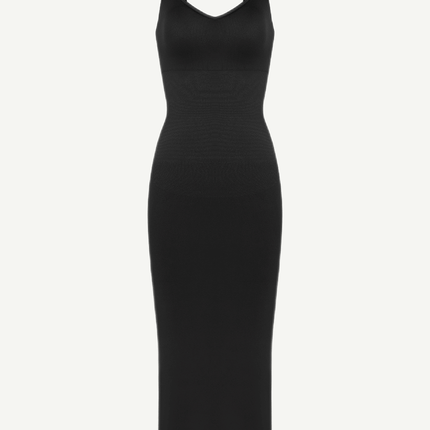 Wholesale Seamless Spaghetti Strap V-neck Maxi Shaper Dress