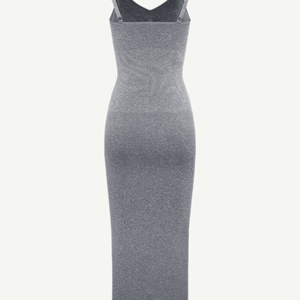 Wholesale Seamless Spaghetti Strap V-neck Maxi Shaper Dress