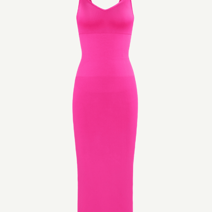 Wholesale Seamless Spaghetti Strap V-neck Maxi Shaper Dress