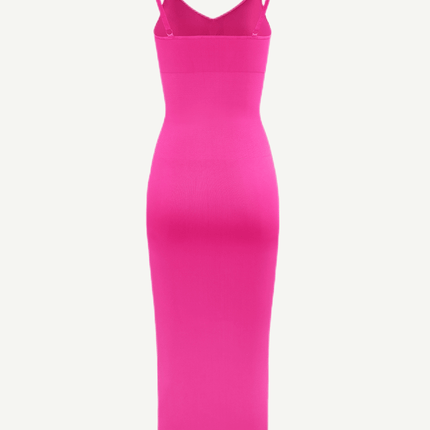 Wholesale Seamless Spaghetti Strap V-neck Maxi Shaper Dress
