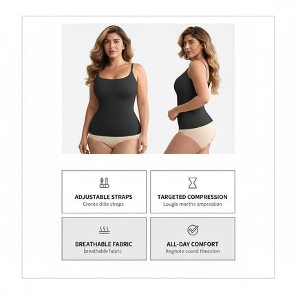 Body Hub Ushopwedrop WomenÂs Tops Camisole, Scoop Neck Top Tank for Women | Skim