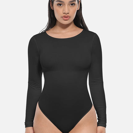 Body Hub Arm & Tummy Slimming Bodysuit – Breathable Fabric with Crotch Hook Closure