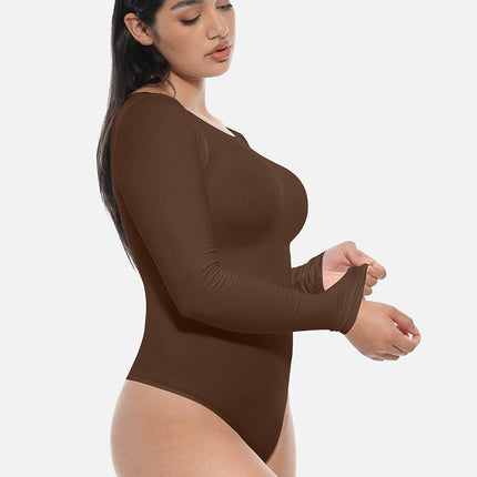 Body Hub Arm & Tummy Slimming Bodysuit – Breathable Fabric with Crotch Hook Closure