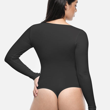 Body Hub Arm & Tummy Slimming Bodysuit – Breathable Fabric with Crotch Hook Closure