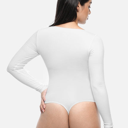 Body Hub Arm & Tummy Slimming Bodysuit – Breathable Fabric with Crotch Hook Closure