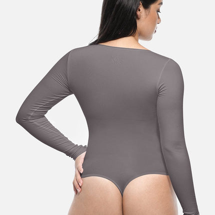 Body Hub Arm & Tummy Slimming Bodysuit – Breathable Fabric with Crotch Hook Closure