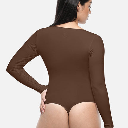 Body Hub Arm & Tummy Slimming Bodysuit – Breathable Fabric with Crotch Hook Closure