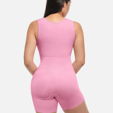 Body Hub ?? Eco-friendly Seamless Square Neck Waist and Belly Shaping Jumpsuit