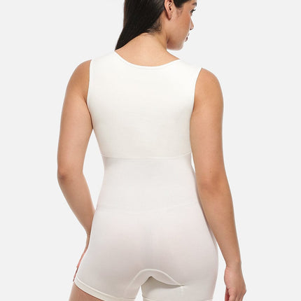 Body Hub ?? Eco-friendly Seamless Square Neck Waist and Belly Shaping Jumpsuit