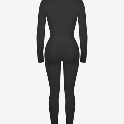Wholesale Seamless Deep V Tummy Control Waist Cinching Catsuit