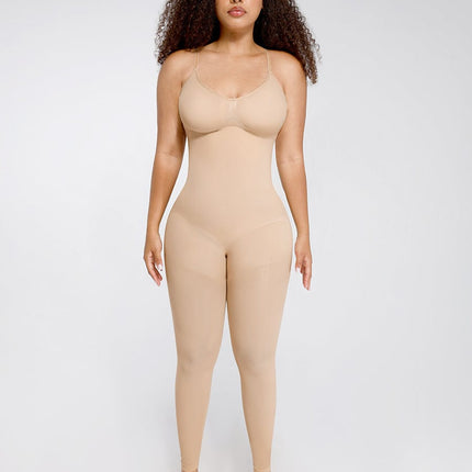 Wholesale Seamless Breast Support Waist and Abdomen Shaping Mid Thigh Body Shaper