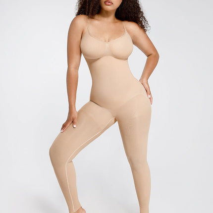 Wholesale Seamless Breast Support Waist and Abdomen Shaping Mid Thigh Body Shaper