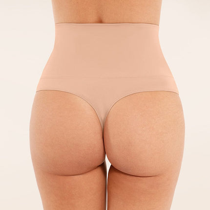 High Waist Tummy Control Thong Shapewear Panties