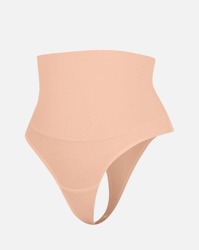 High Waist Tummy Control Thong Shapewear Panties