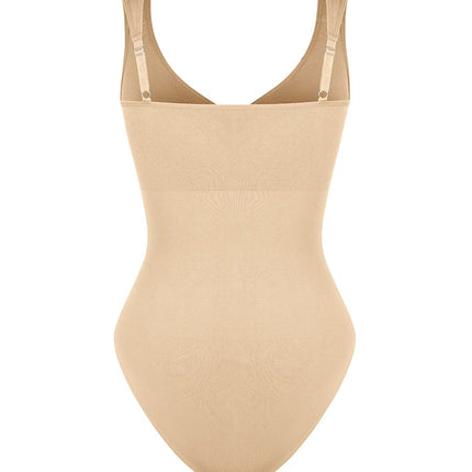 Seamless Diamond Neck Bust Support Waist Control Panty Bodysuit