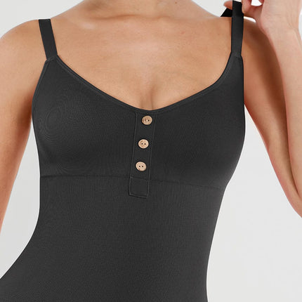Body Hub Seamless Bust Support Waist and Abdomen Shaping Butt Lifting Jumpsuit