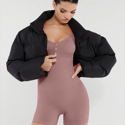 Body Hub Seamless Bust Support Waist and Abdomen Shaping Butt Lifting Jumpsuit