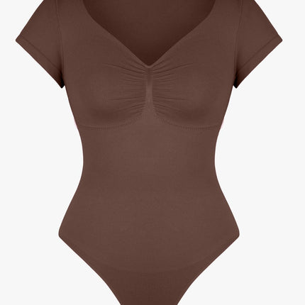 Bust Support Waist & Abdomen Shaping Thong Bodysuit