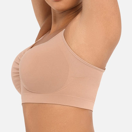 Wireless Supportive Shaping Bra with Adjustable Straps
