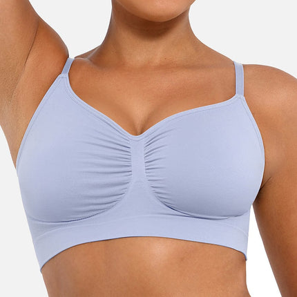 Wireless Supportive Shaping Bra with Adjustable Straps
