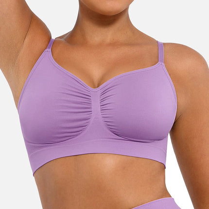 Wireless Supportive Shaping Bra with Adjustable Straps