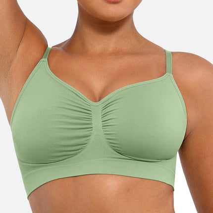 Wireless Supportive Shaping Bra with Adjustable Straps