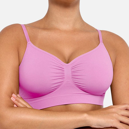 Wireless Supportive Shaping Bra with Adjustable Straps