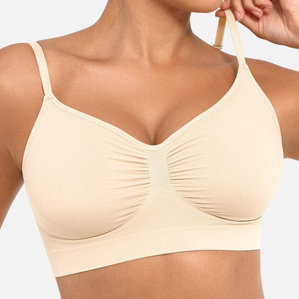 Wireless Supportive Shaping Bra with Adjustable Straps
