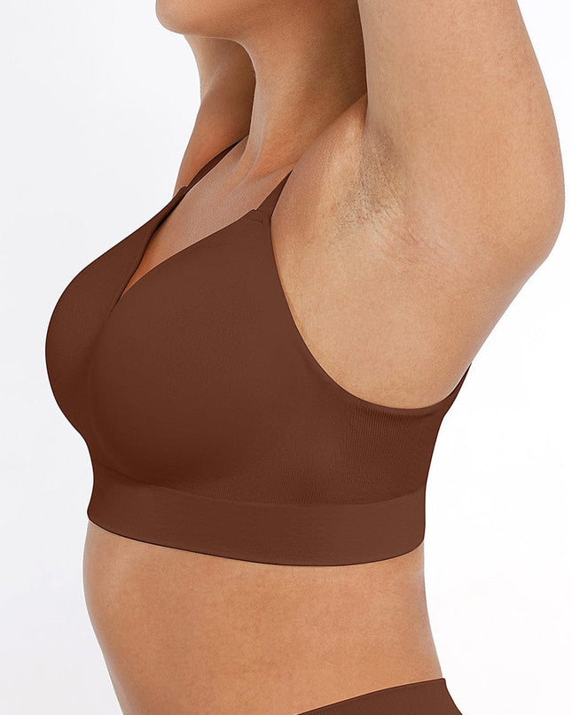 Seamless Wireless Bust Support Shapewear Bra