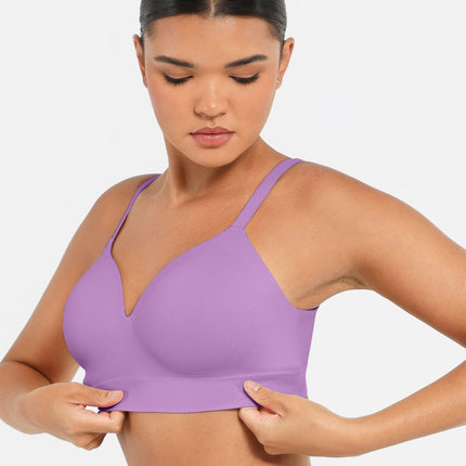 Seamless Wireless Bust Support Shapewear Bra