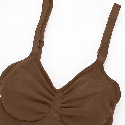 Seamless Chest Support Waist Control Shapewear Bodysuit