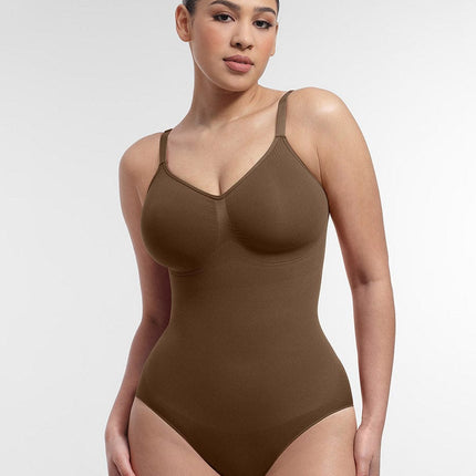 Seamless Chest Support Waist Control Shapewear Bodysuit