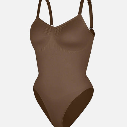 Seamless Chest Support Waist Control Shapewear Bodysuit