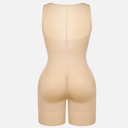 Wholesale U-Shaped Chest Support Waist Control Peach Butt Post Surgery Full Body Shapewear.