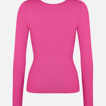 Wholesale Seamless Diamond Neck Bust Support Waist and Tummy Control Shaping Top.
