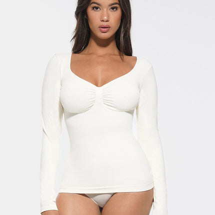 Body Hub Body Hub Seamless Diamond Neck Bust Support Waist and Tummy Control Sha