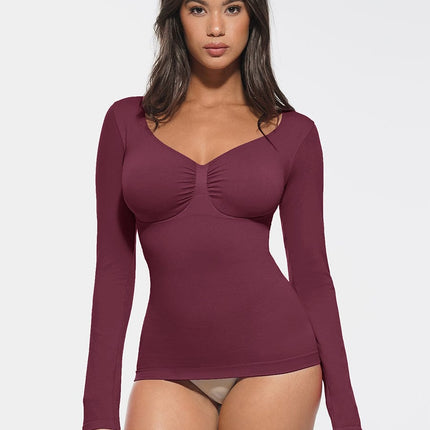 Body Hub Body Hub Seamless Diamond Neck Bust Support Waist and Tummy Control Sha