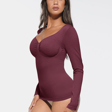 Body Hub Body Hub Seamless Diamond Neck Bust Support Waist and Tummy Control Sha