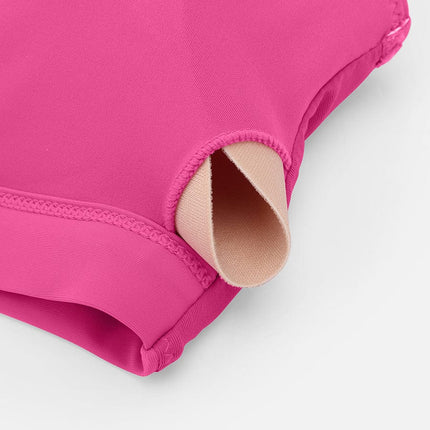 Deep V Metal Ring Drawstring Tummy Control Swimsuit with Removable Pads