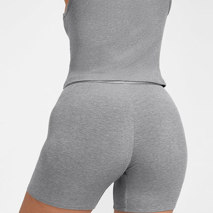 Wholesale Rayon Ribbed Wide Strap Scoop Neck Tank Top Breathable.