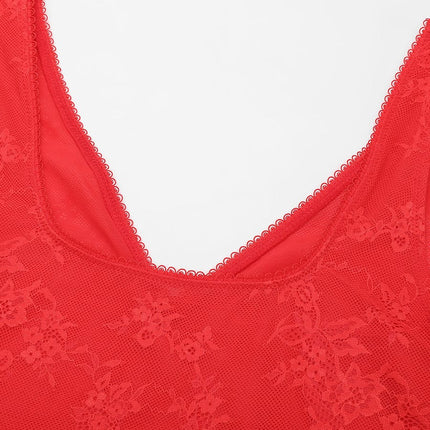 Wholesale Seamless Sexy Deep V-Neck Lace Shaping Thong Bodysuit.