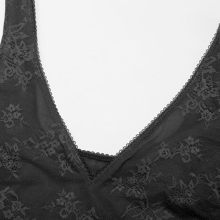 Wholesale Seamless Sexy Deep V-Neck Lace Shaping Thong Bodysuit.
