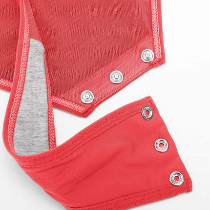Wholesale Sexy V-neck Overlapping pleated Waist and Tummy Control Antibacterial Crotch Bodysuit.